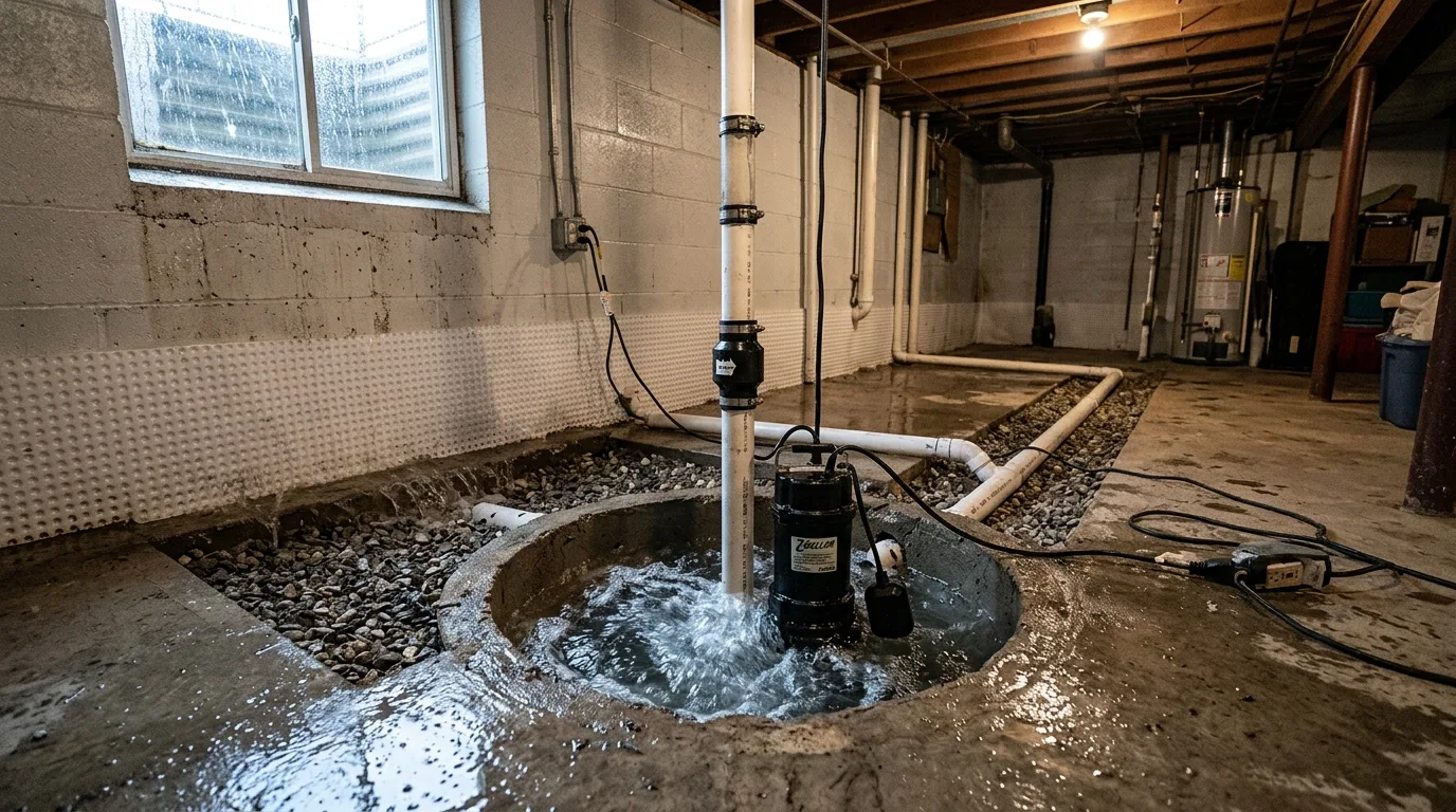 Sump Pump Failure in Utah County: Why Your Lehi Basement Needs One